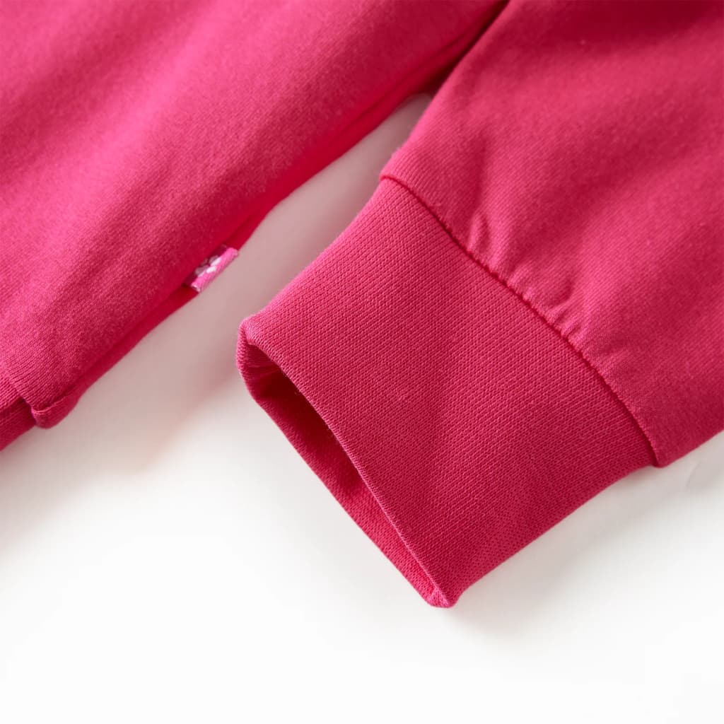 Sweat-shirt enfant rose vif 116