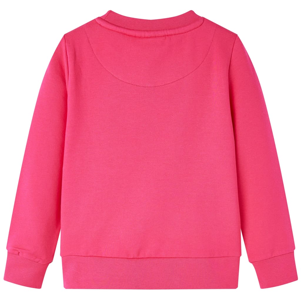Sweat-shirt enfant rose vif 128