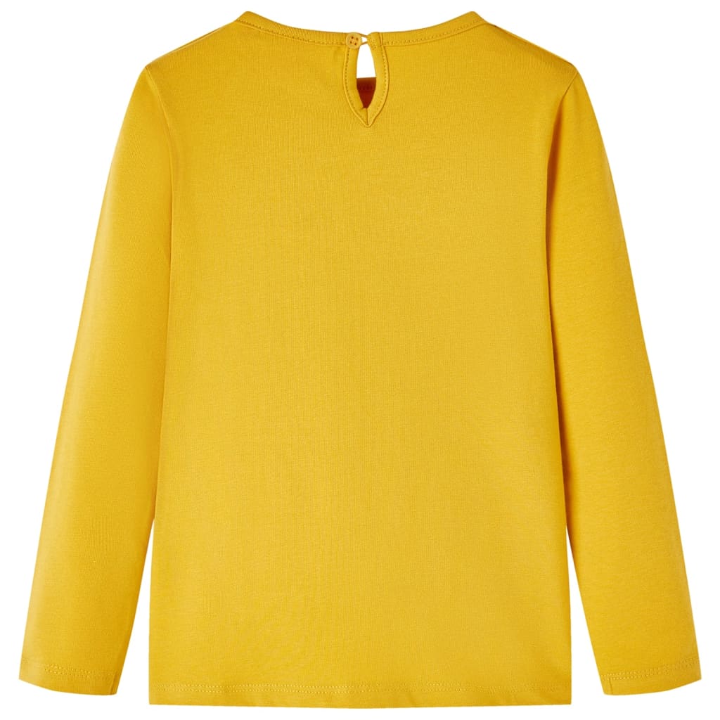 T-shirt manches longues enfant Ocre foncé 128