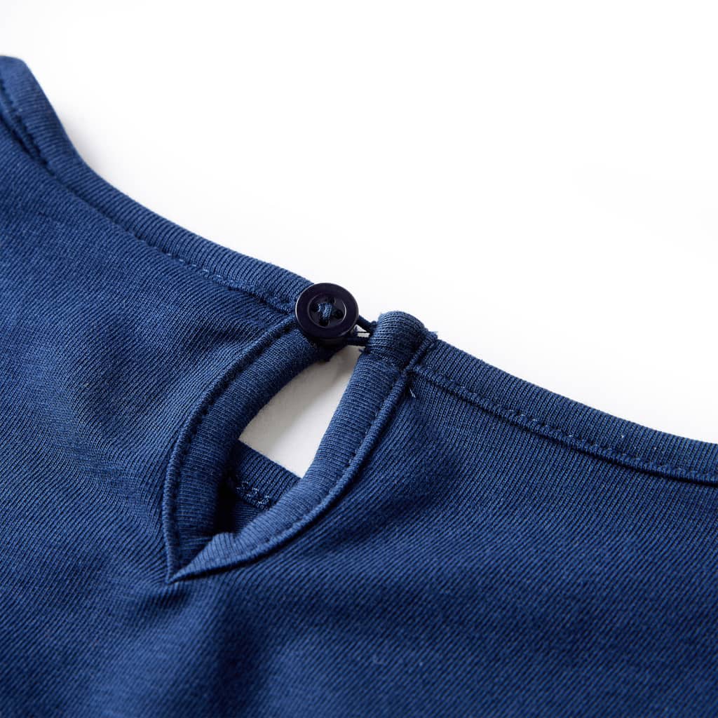 Kids' Long-Sleeved Shirt Navy 104