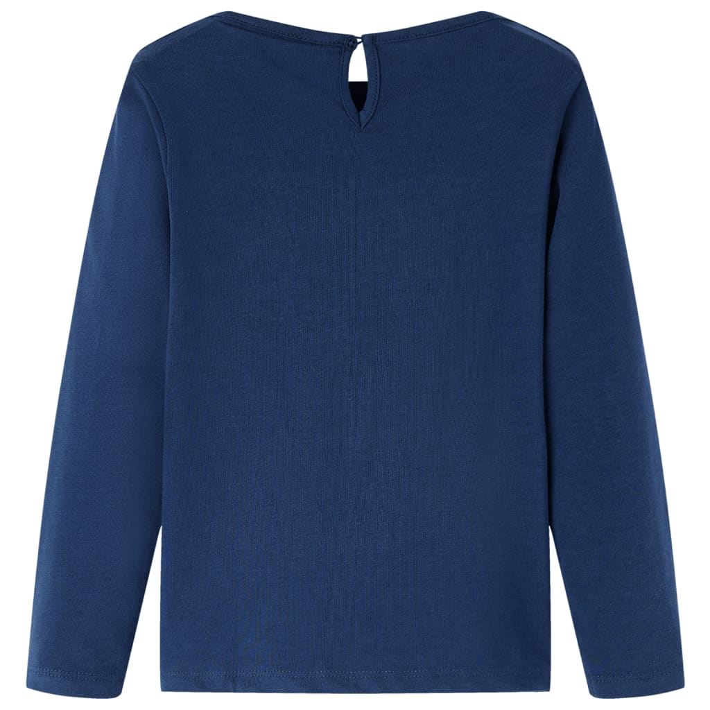 Kids' Long-Sleeve Shirt Navy 140