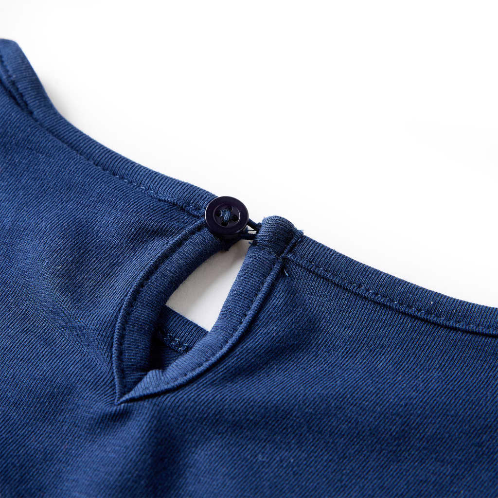 Kids' Long-Sleeve Shirt Navy 140