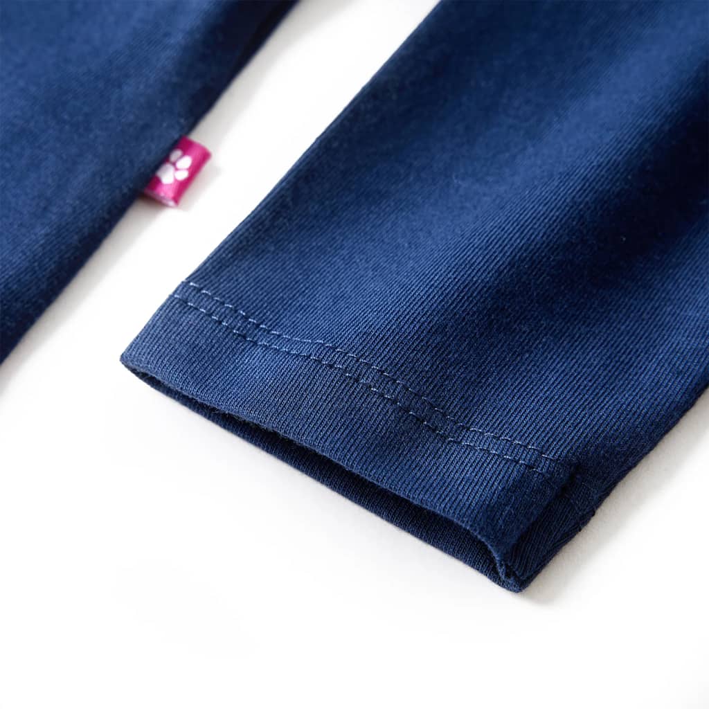 Kids' Long-Sleeve Shirt Navy 140