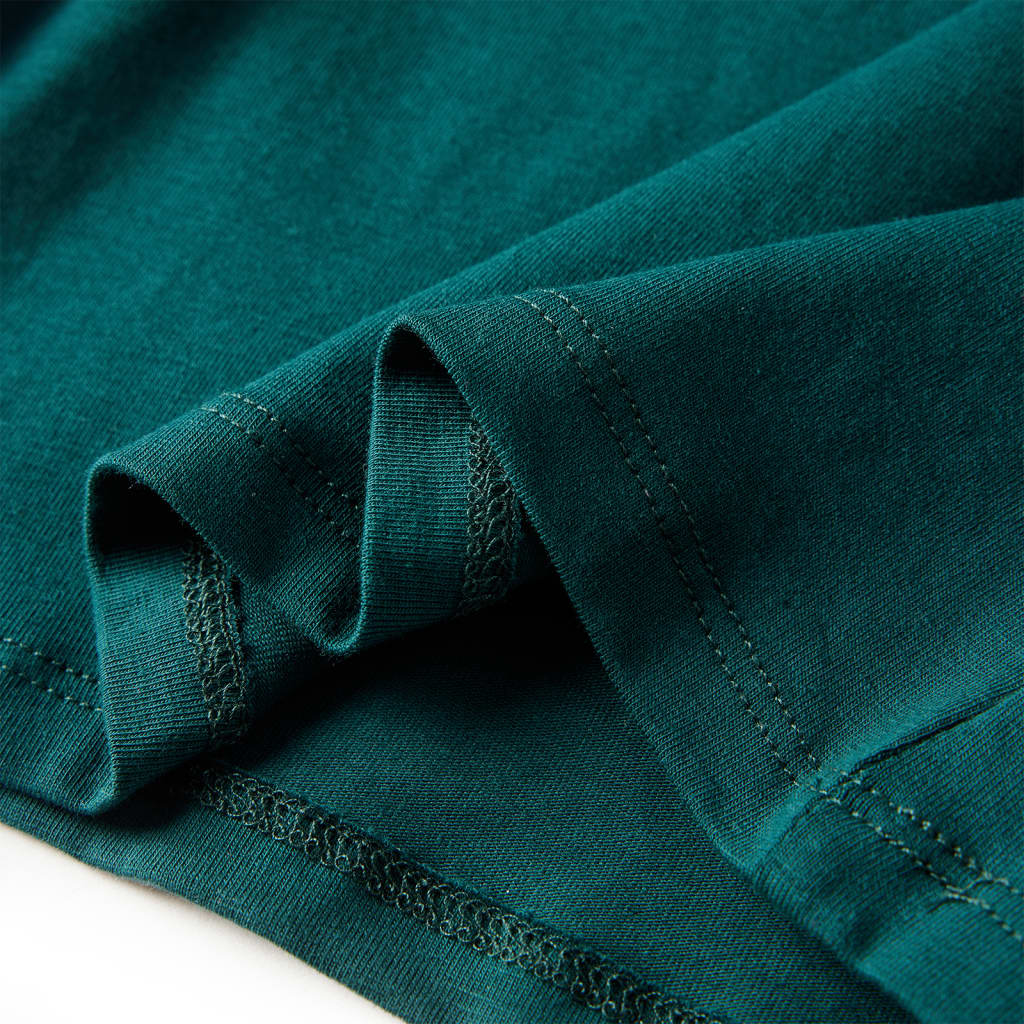 Kinder-Langarmshirt Dunkelgrün 116