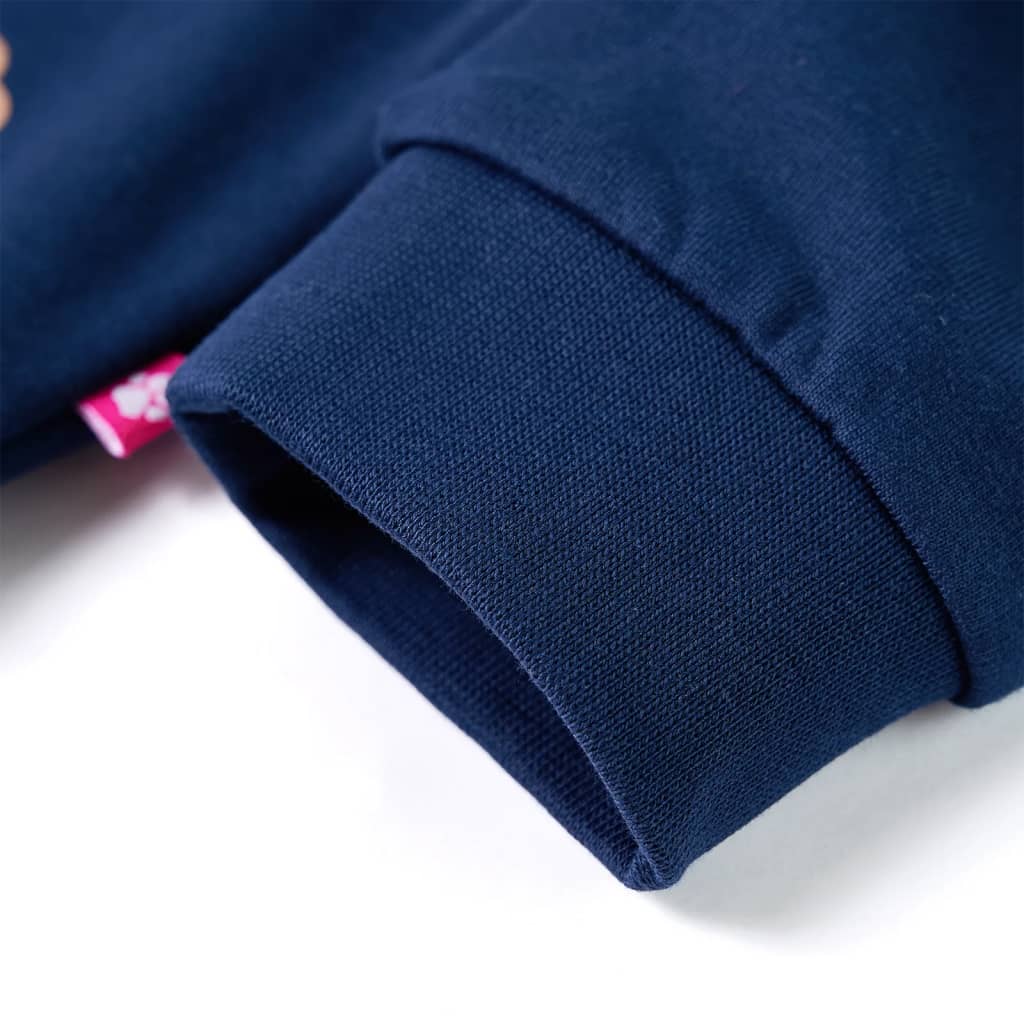 Sweat-shirt enfant bleu marine 104