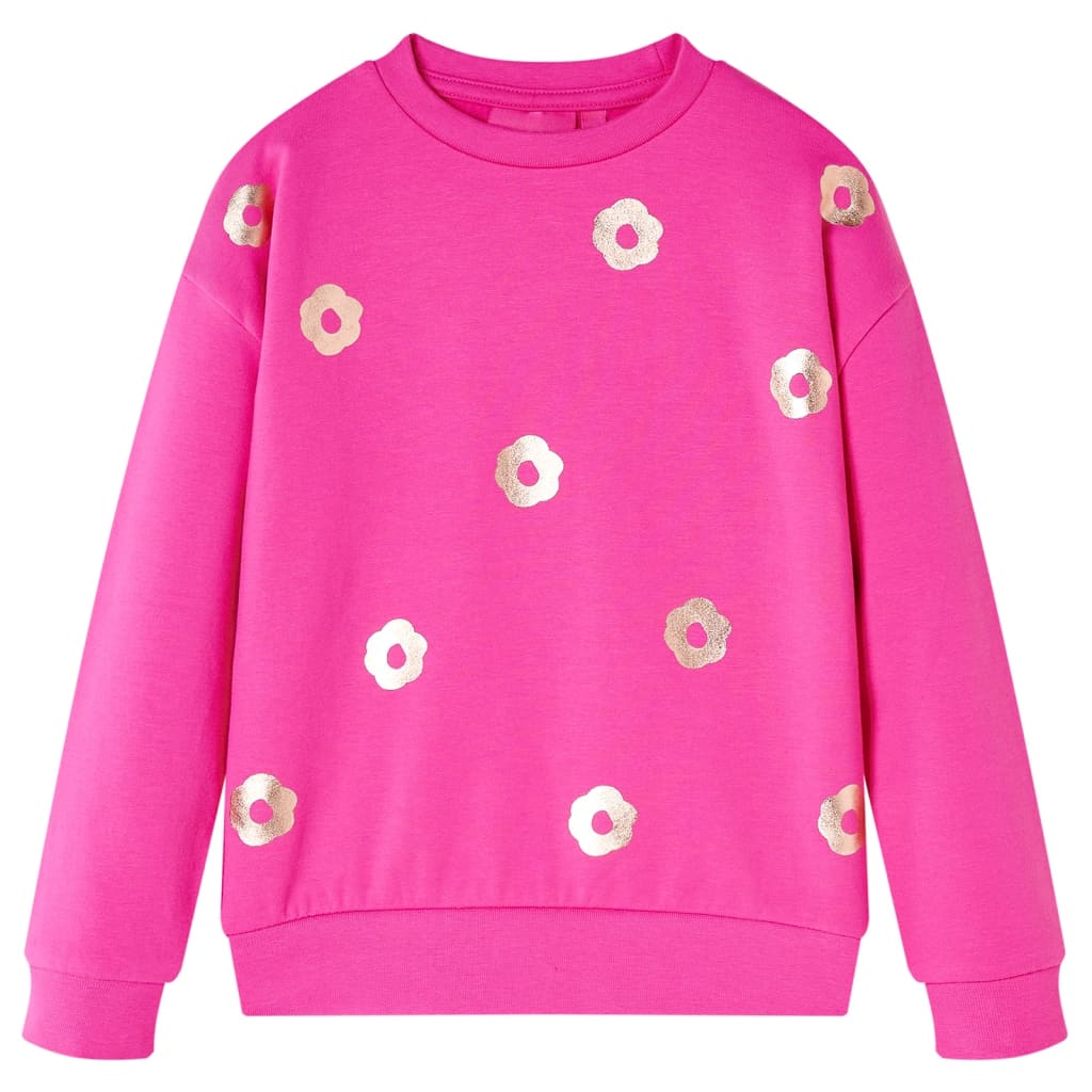 Sweat-shirt enfant rose foncé 116