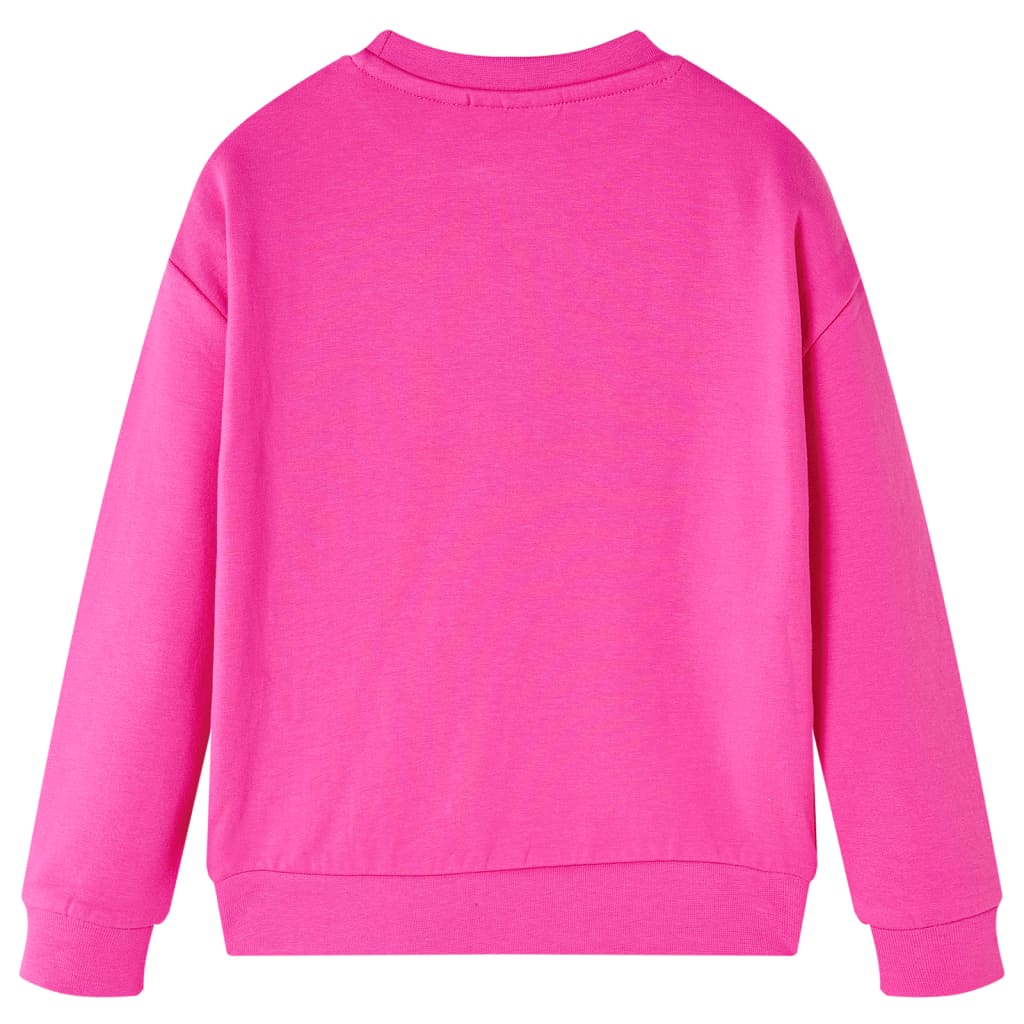 Sweat-shirt enfant rose foncé 116