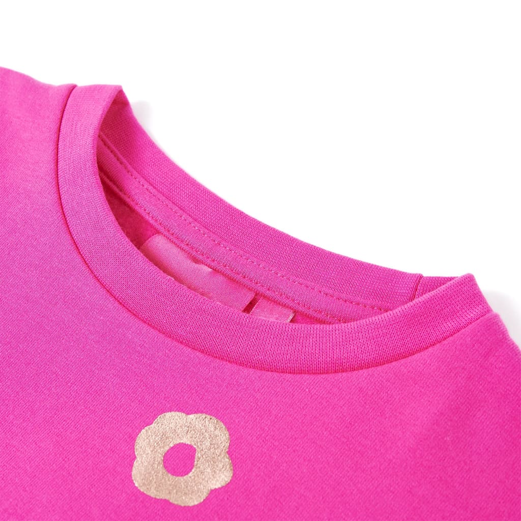 Sweat-shirt enfant rose foncé 116