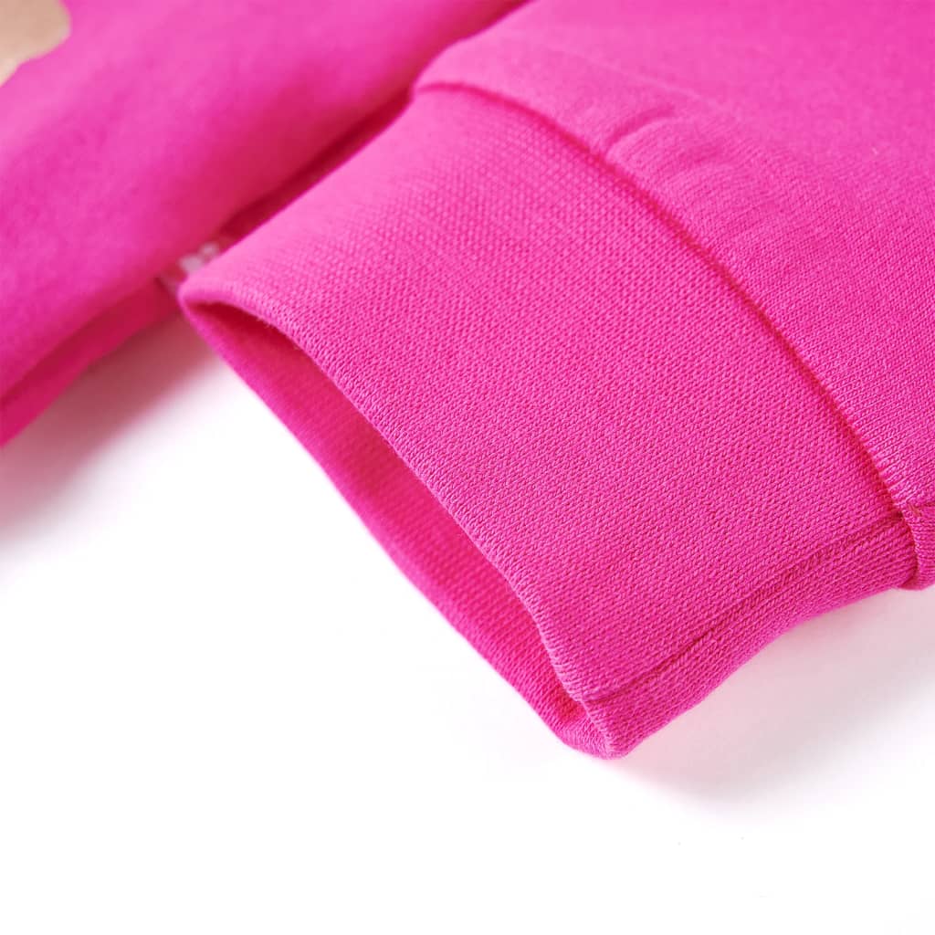 Sweat-shirt enfant rose foncé 116