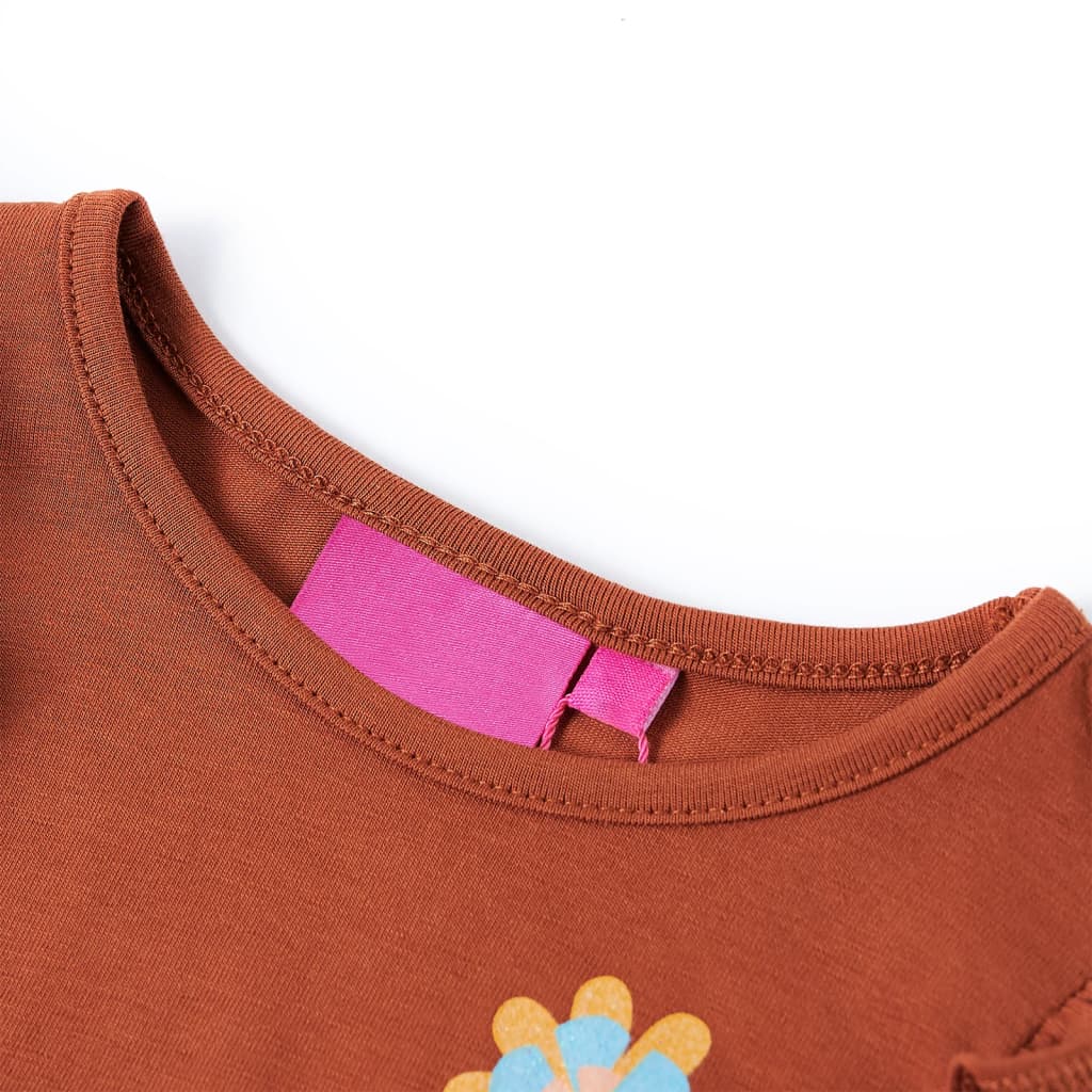 T-shirt manches longues enfant Cognac 104