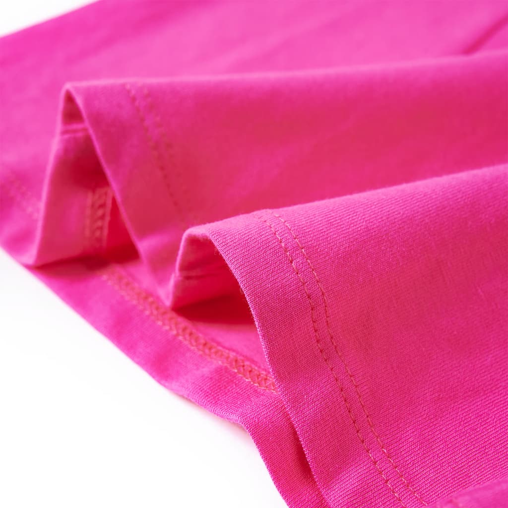 T-shirt à manches longues enfant Rose foncé 104