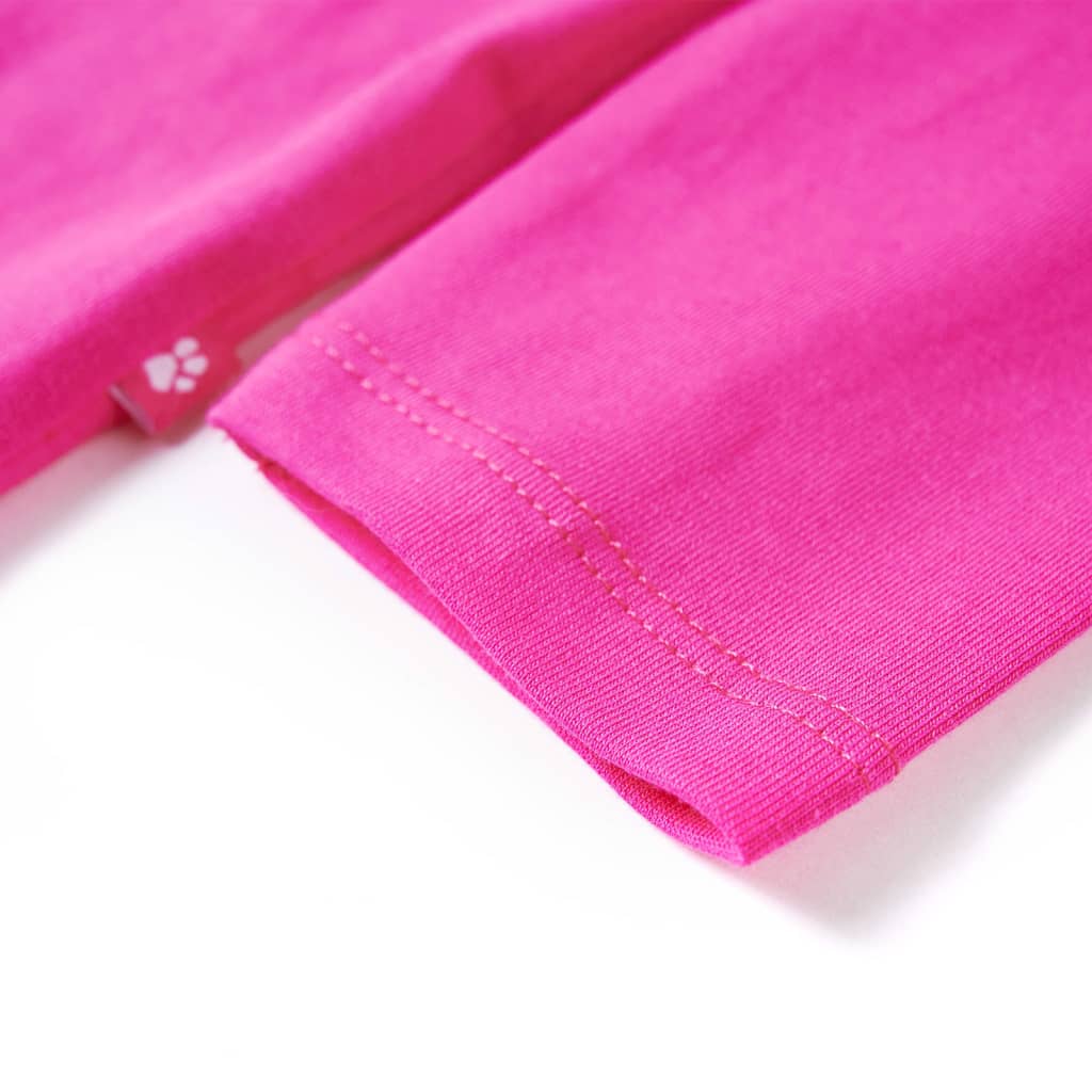 T-shirt manches longues enfant Rose foncé 116