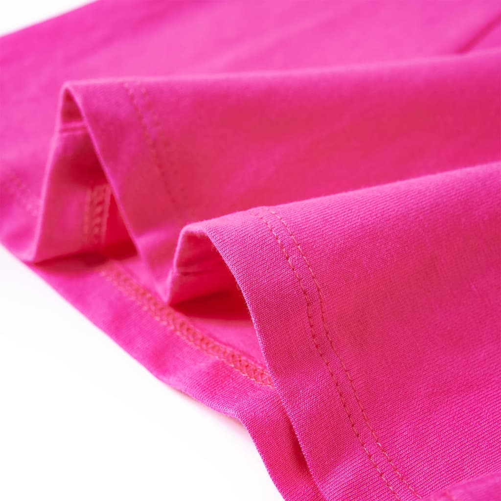 T-shirt manches longues enfant Rose foncé 116