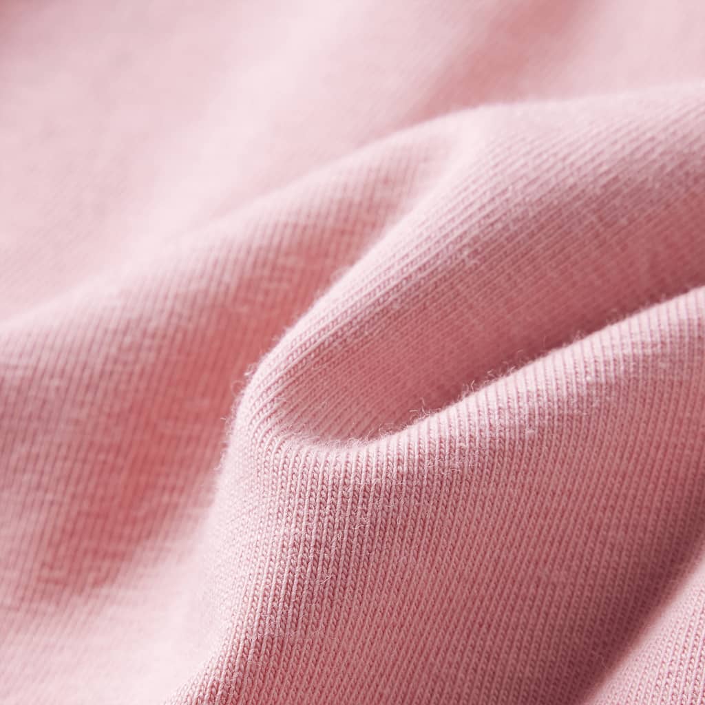 T-shirt enfant manches longues rose clair 116