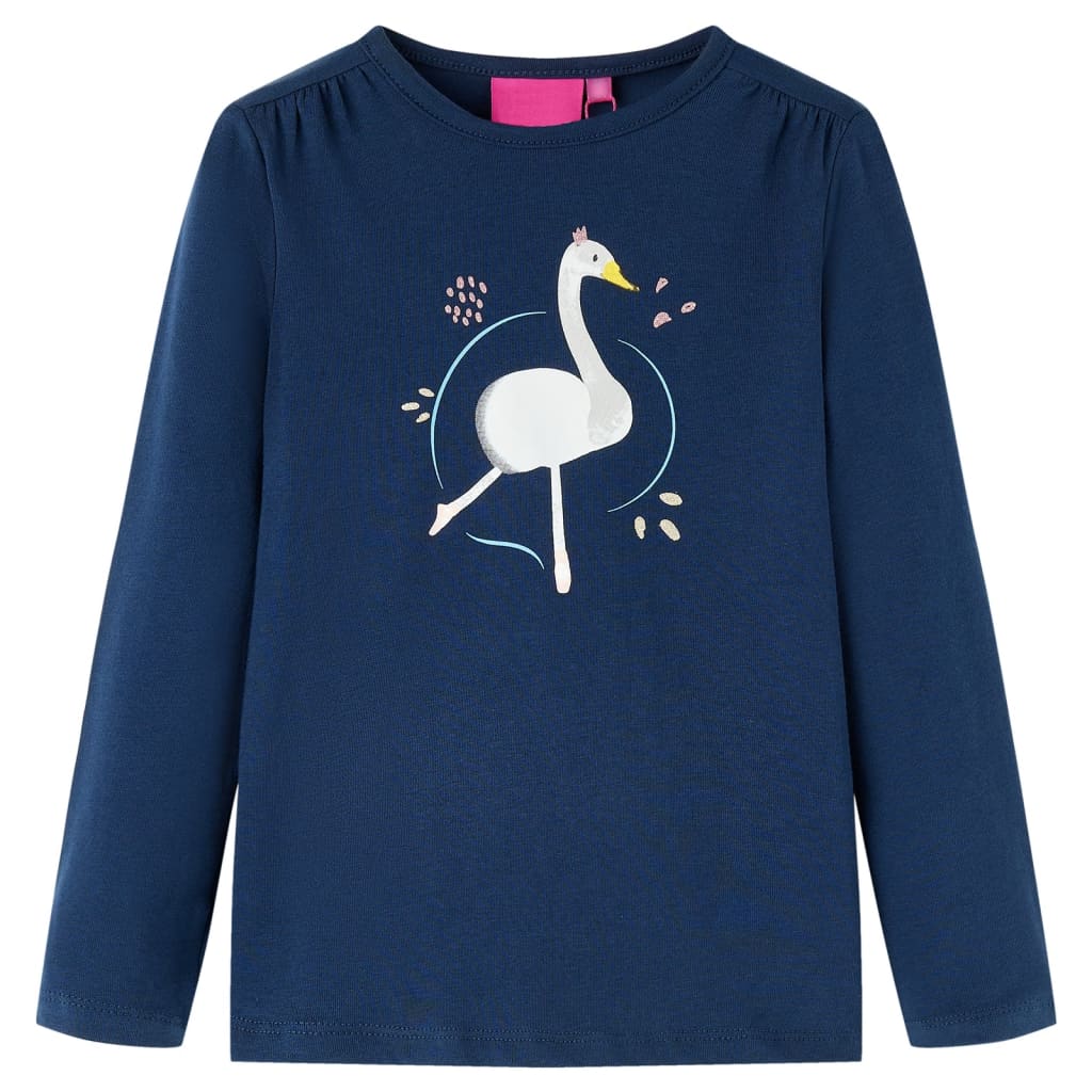 T-shirt manches longues enfant marine 92
