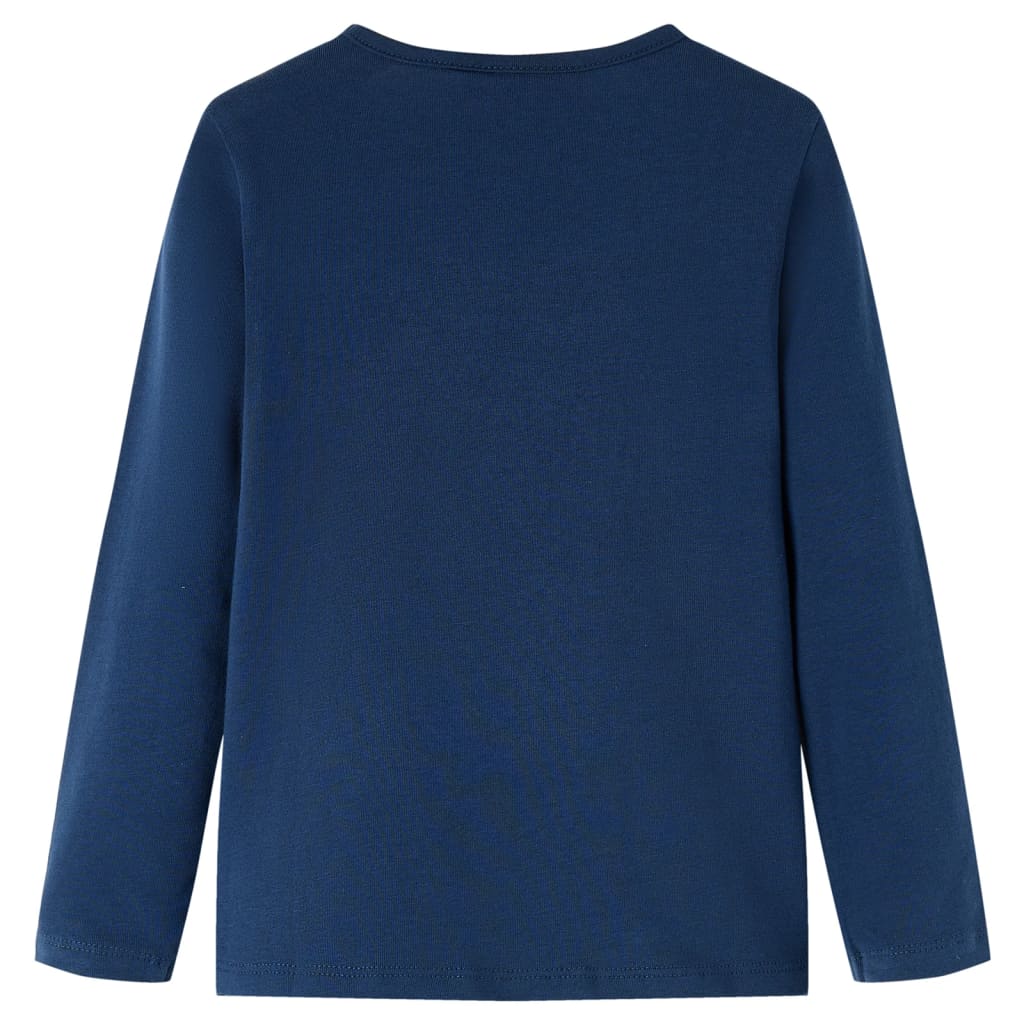 T-shirt manches longues enfant marine 92