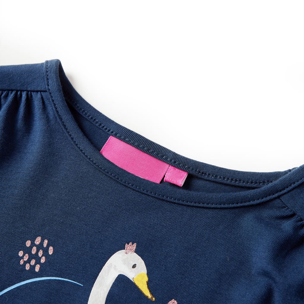 T-shirt manches longues enfant marine 92