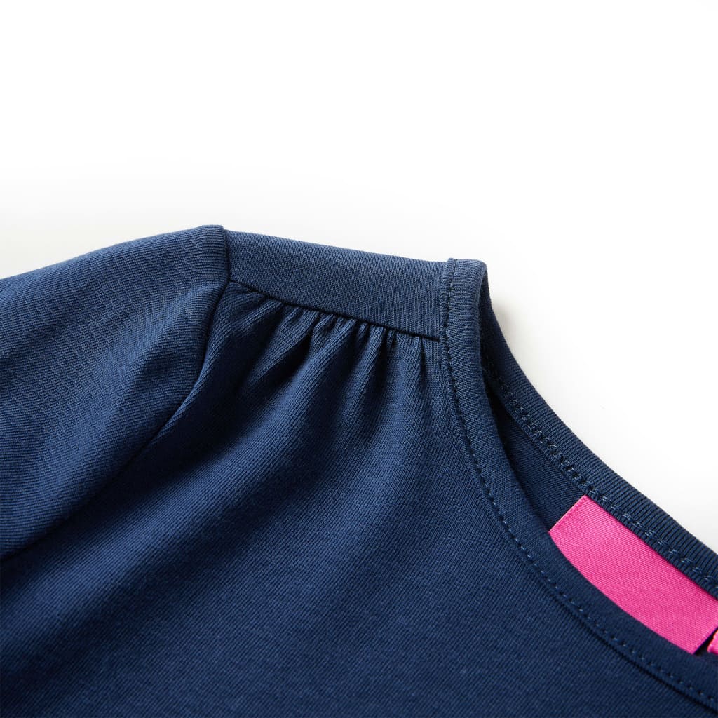 T-shirt manches longues enfant marine 92