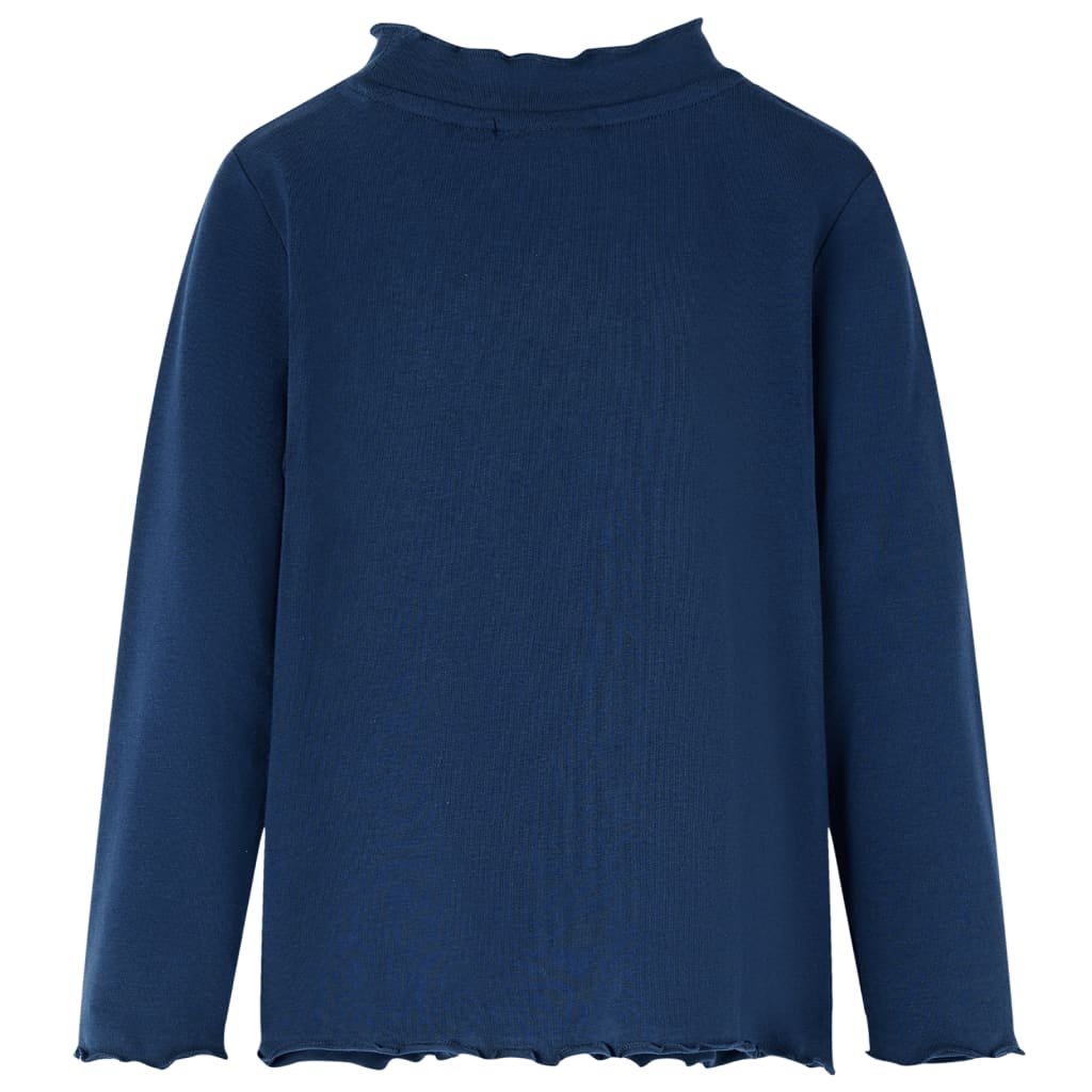 Kids' Long-Sleeved Shirt Navy 104
