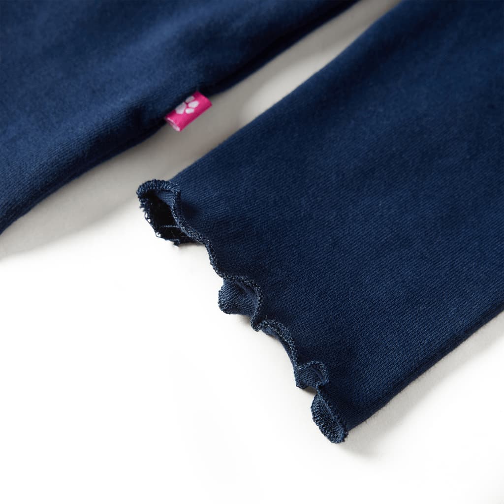 Kids' Long-Sleeved Shirt Navy 104