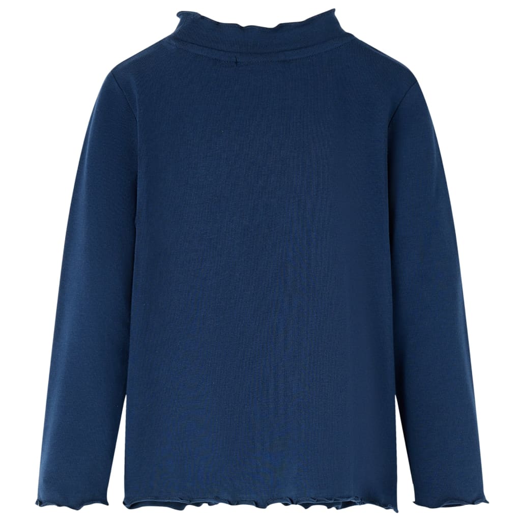 T-shirt manches longues enfant bleu marine 116