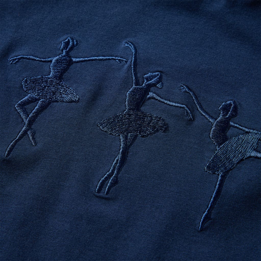 T-shirt manches longues enfant bleu marine 116