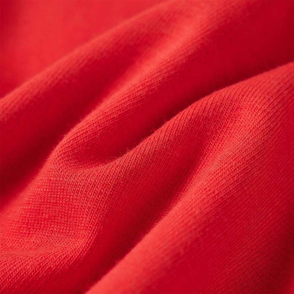 T-shirt manches longues enfant rouge 104