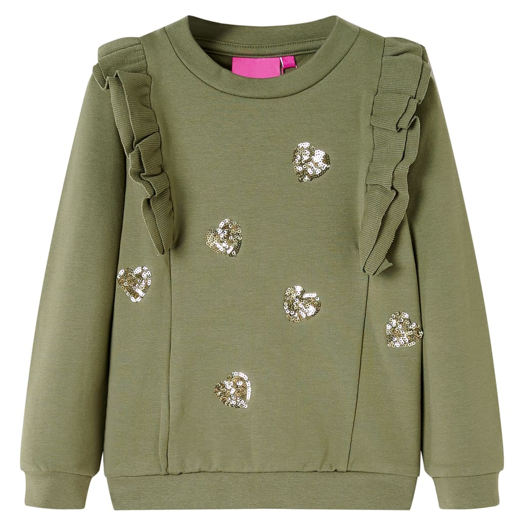 Sweat-shirt enfant Kaki 92