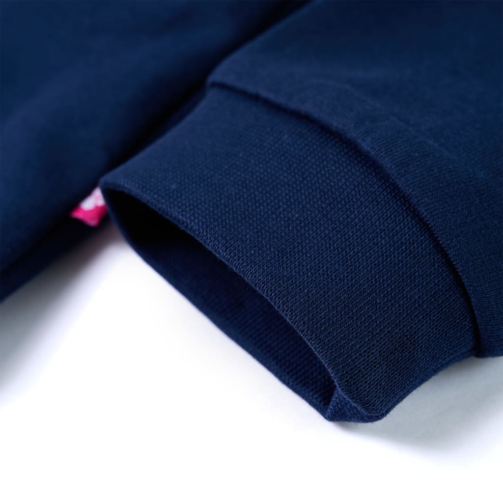Sweatshirt enfant bleu marine 116