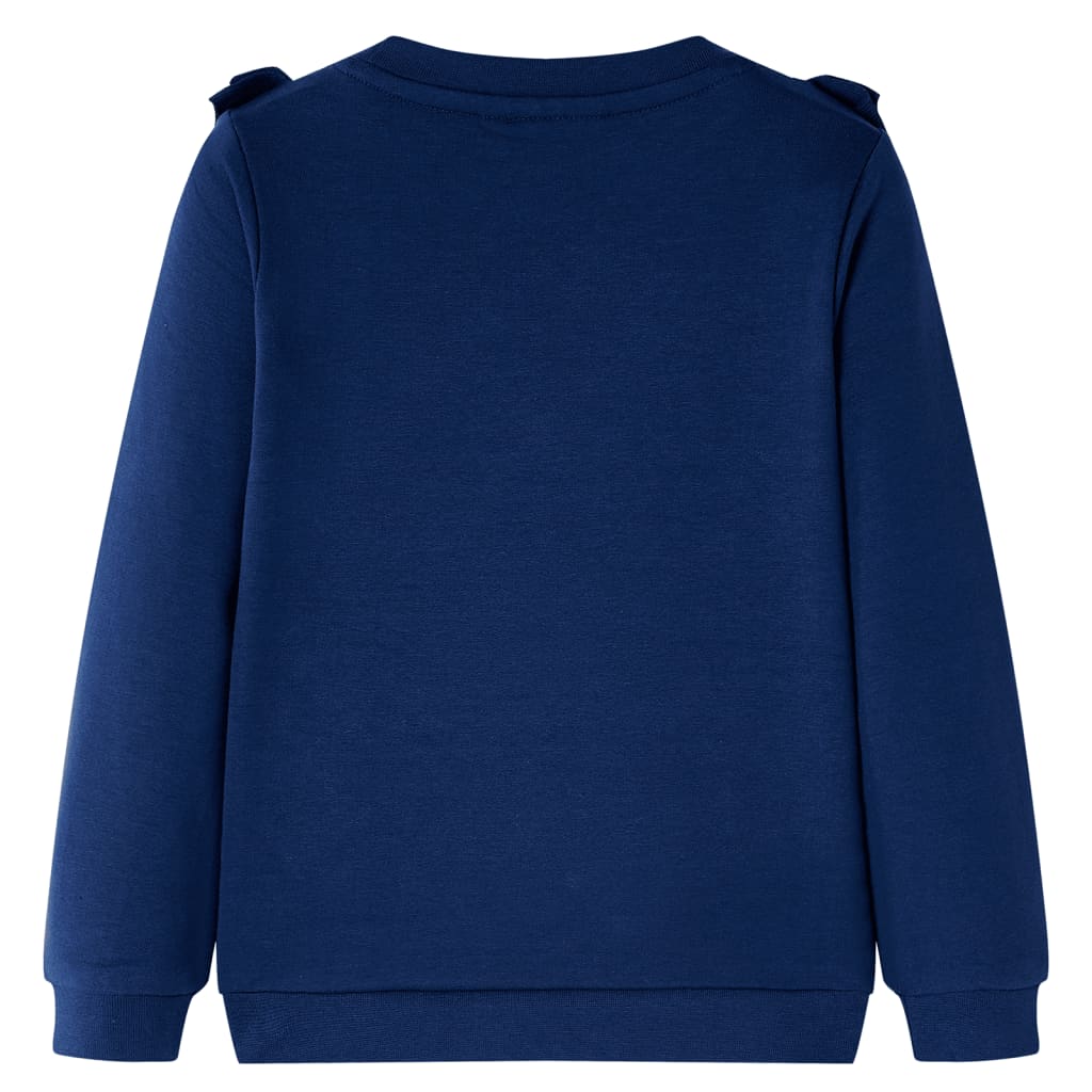 Sweatshirt enfant bleu marine 128
