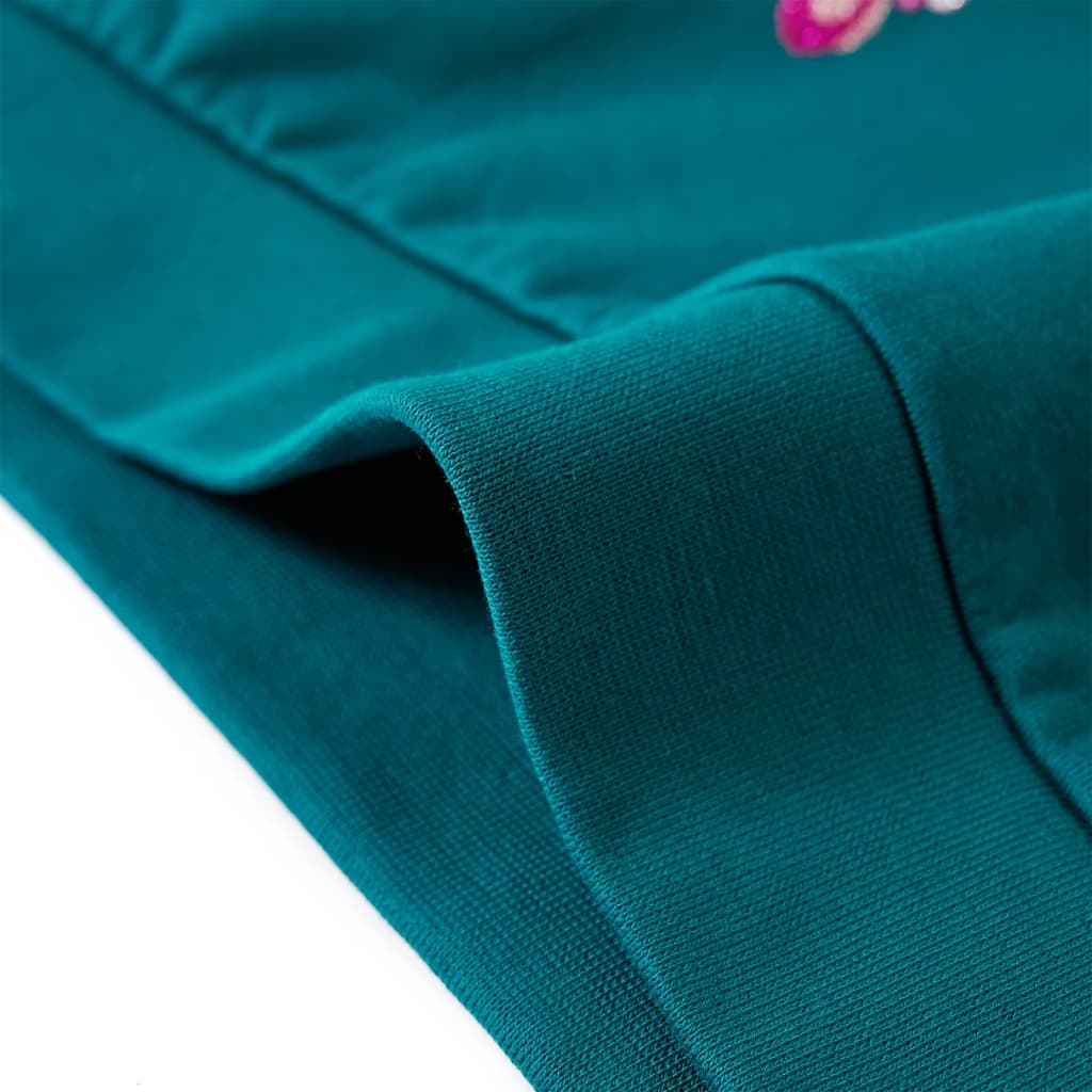 Sweat-shirt enfant vert foncé 128