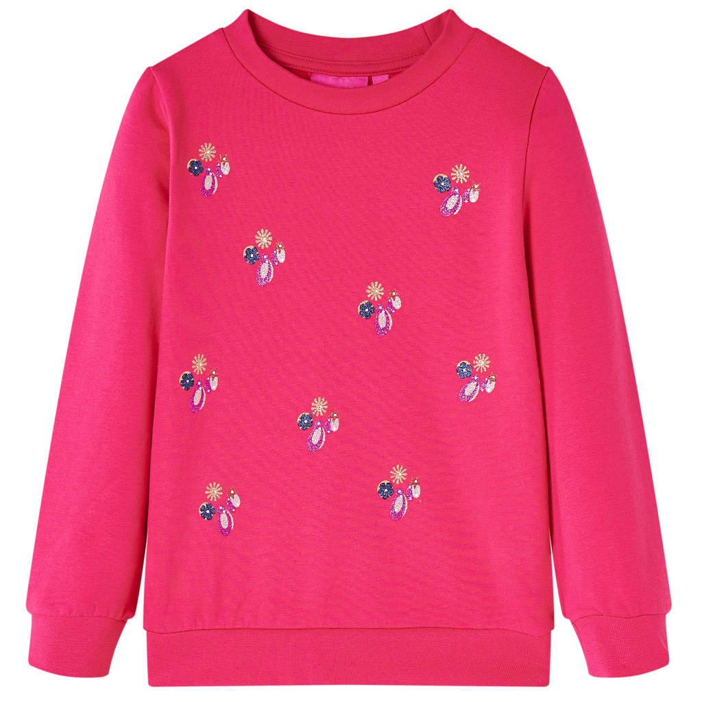 Sweat-shirt enfant rose vif 104