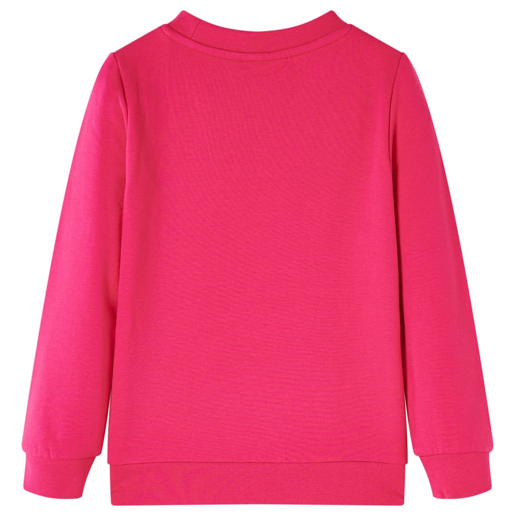 Sweat-shirt enfant rose vif 104