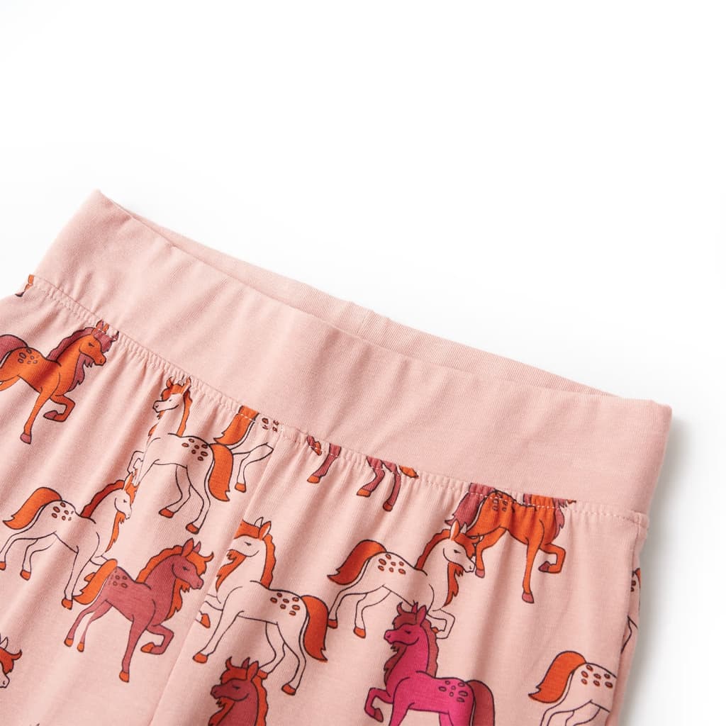 Kids' Long-Sleeved Pajamas Light Pink 104