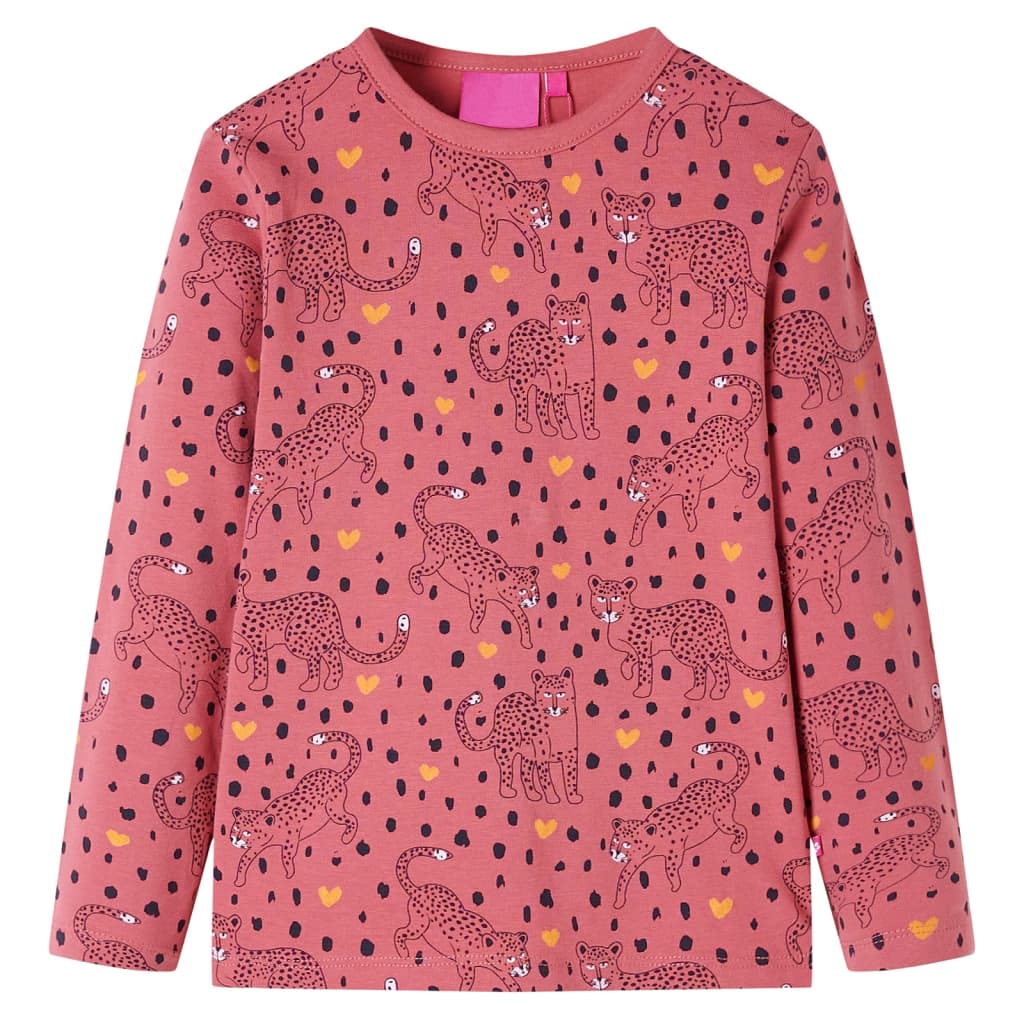 Children's Long-Sleeved Pyjamas Old Pink 92