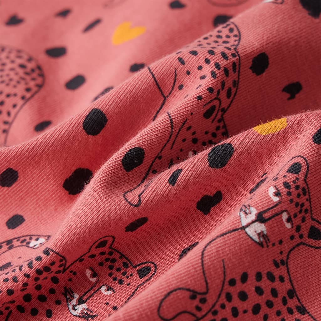 Children's Long-Sleeved Pajamas Old Pink 104