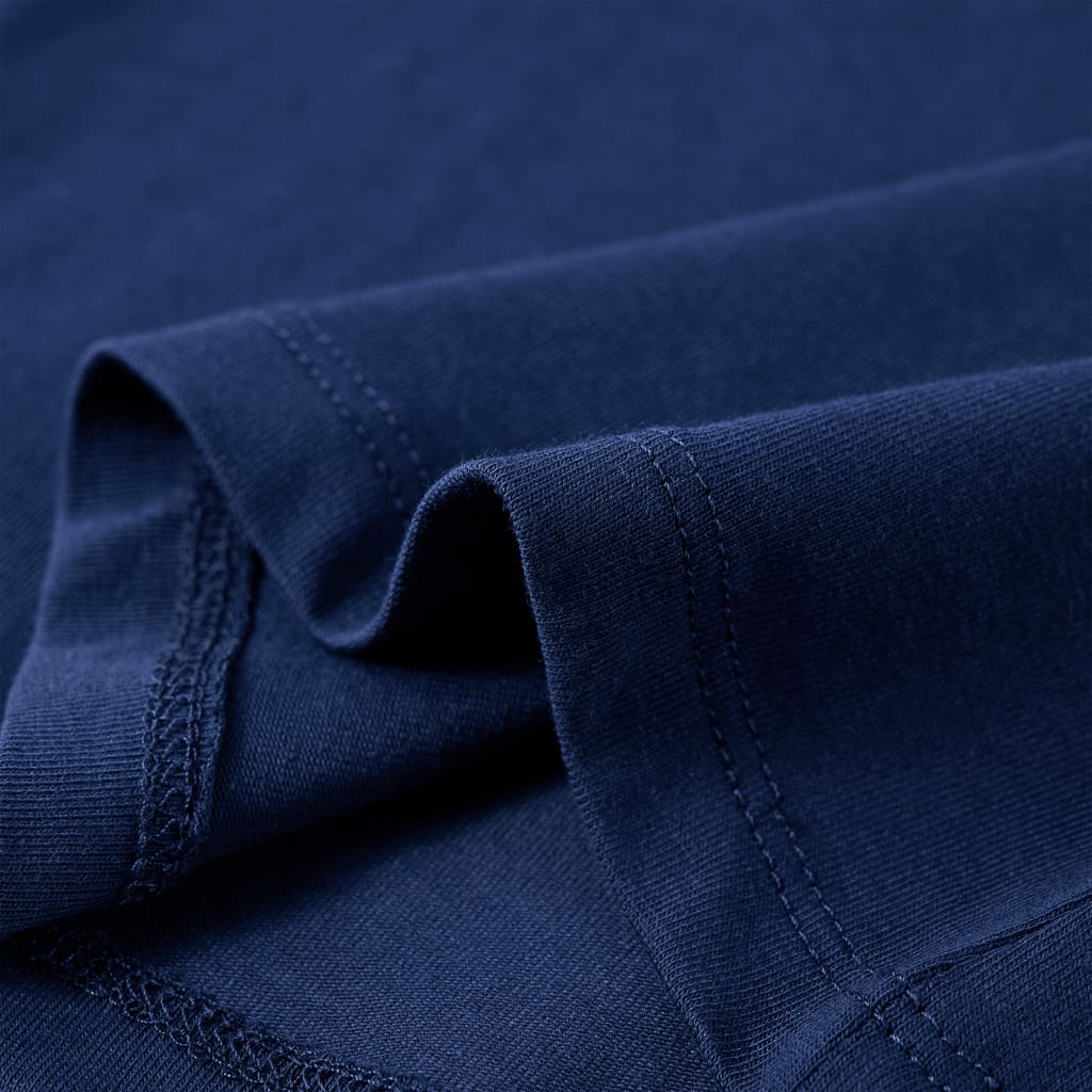 Kids' Long-Sleeved Shirt Navy Blue 128