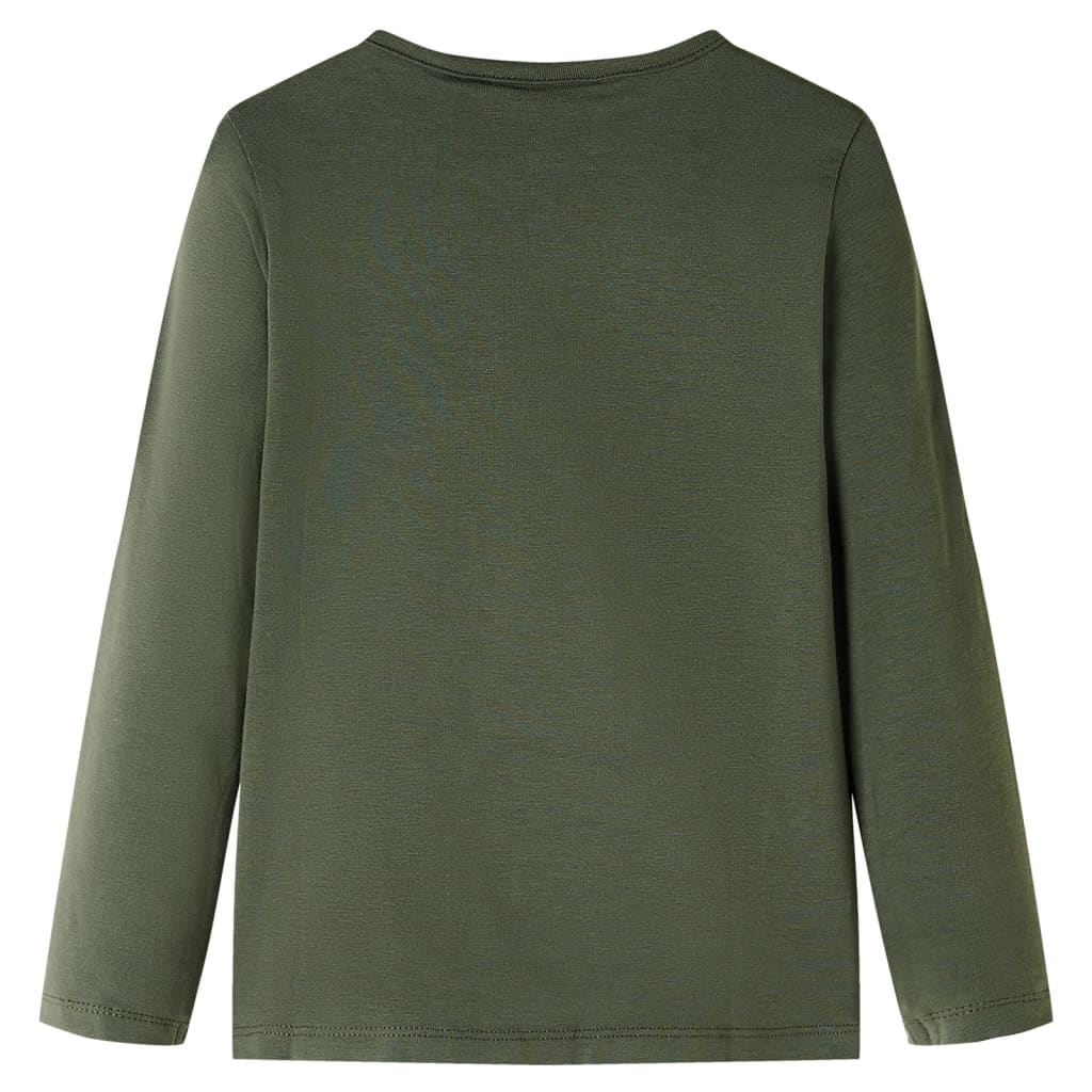 T-shirt manches longues enfant kaki 128