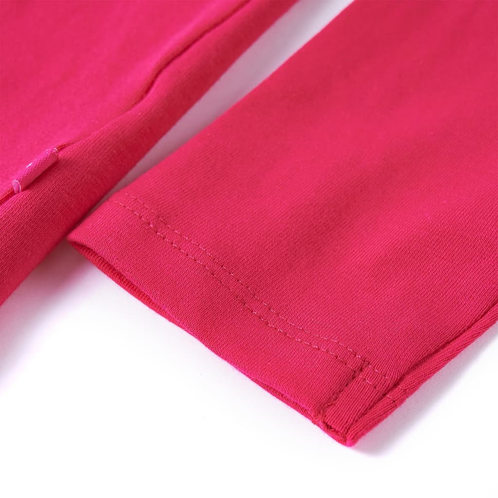 Kids' Long-Sleeve Shirt Hot Pink 92