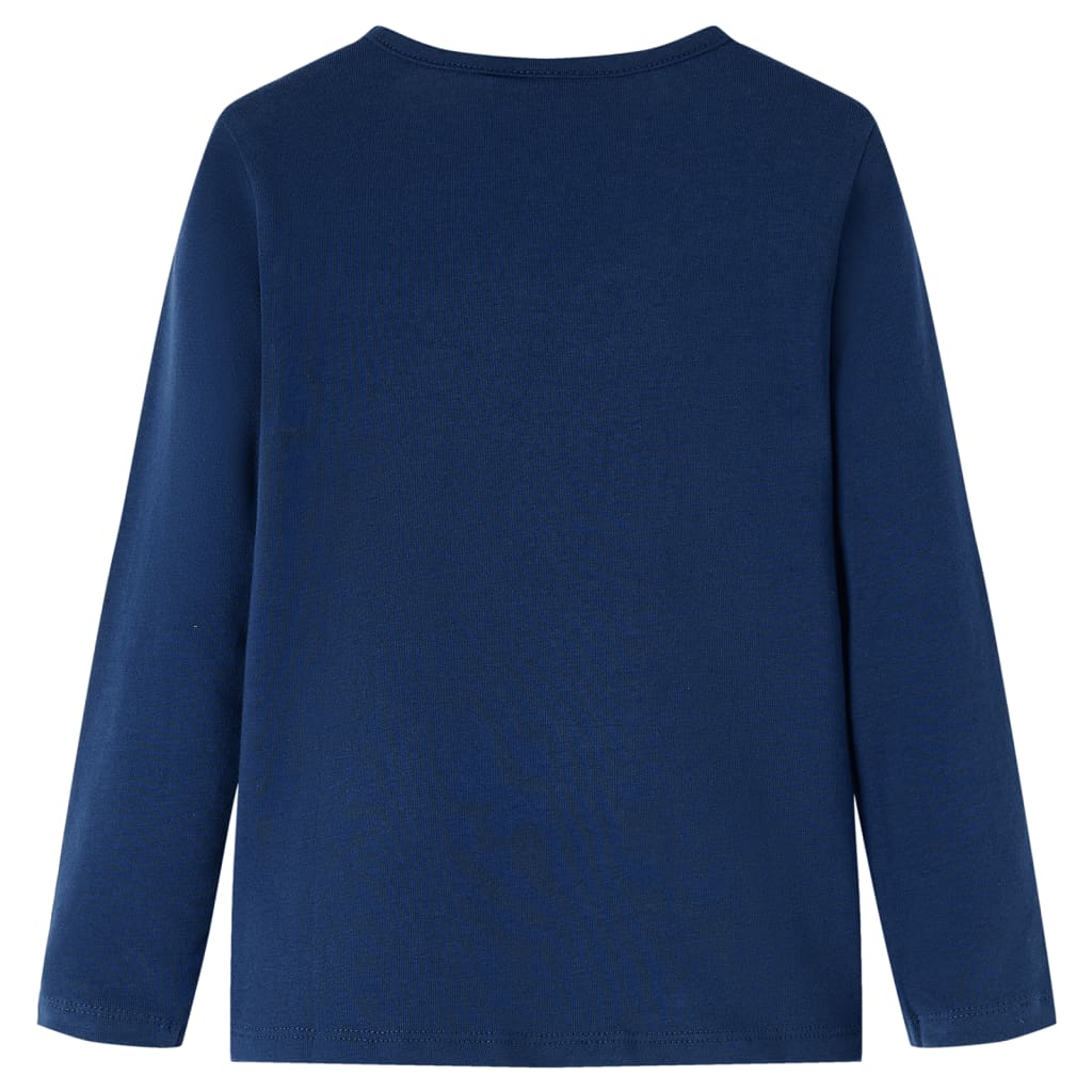 T-shirt manches longues enfant marine 92