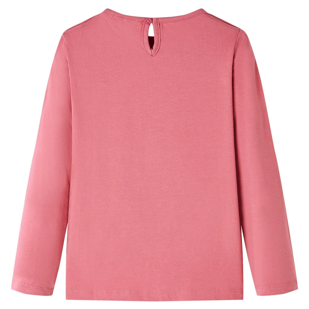 Kids' Long-Sleeve Shirt Old Rose 116