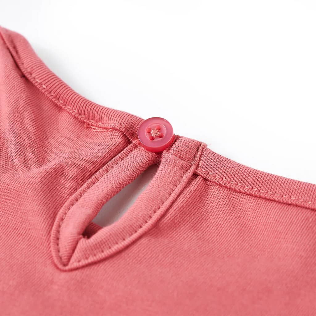 Kids' Long-Sleeve Shirt Old Rose 116