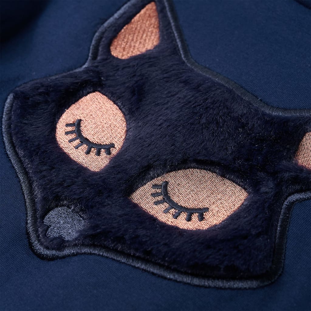 Sweatshirt enfant bleu marine 116