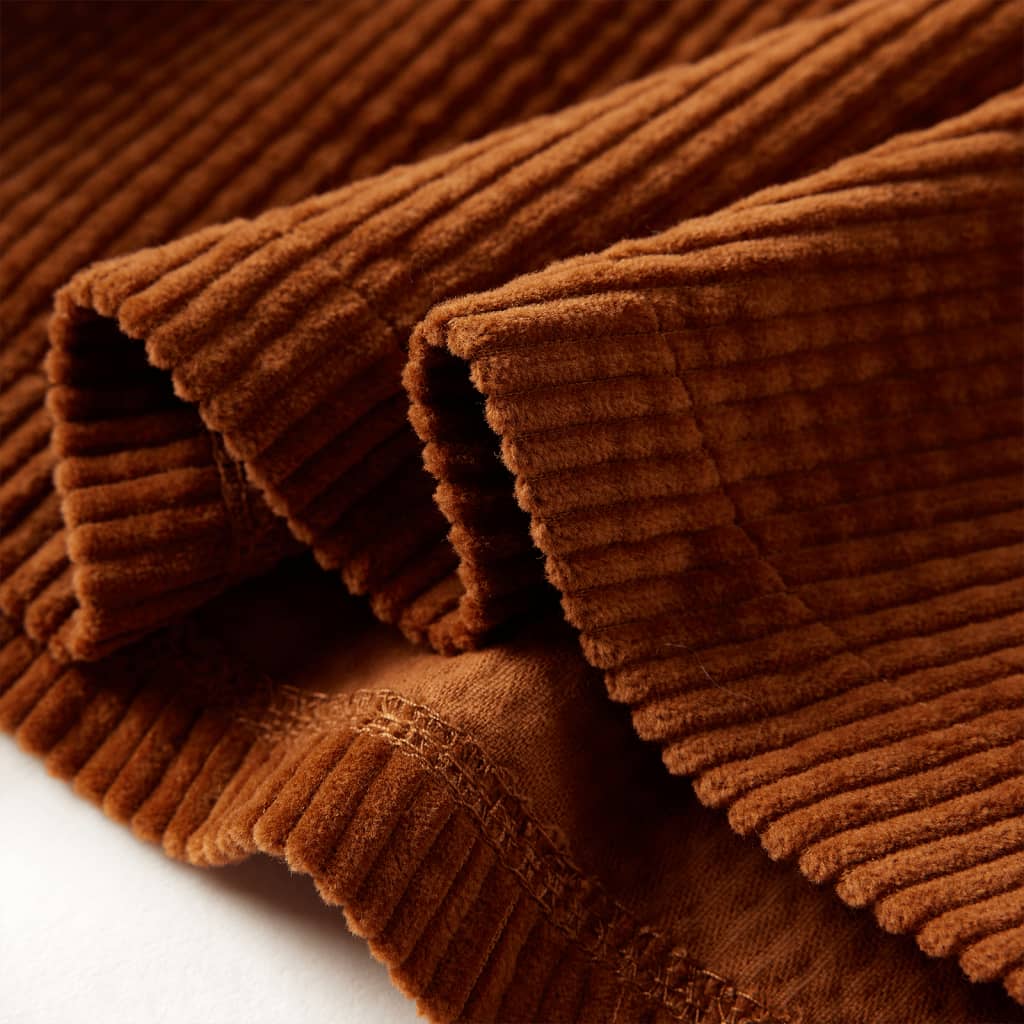 Children's Corduroy Skirt with Pockets Cognac 104