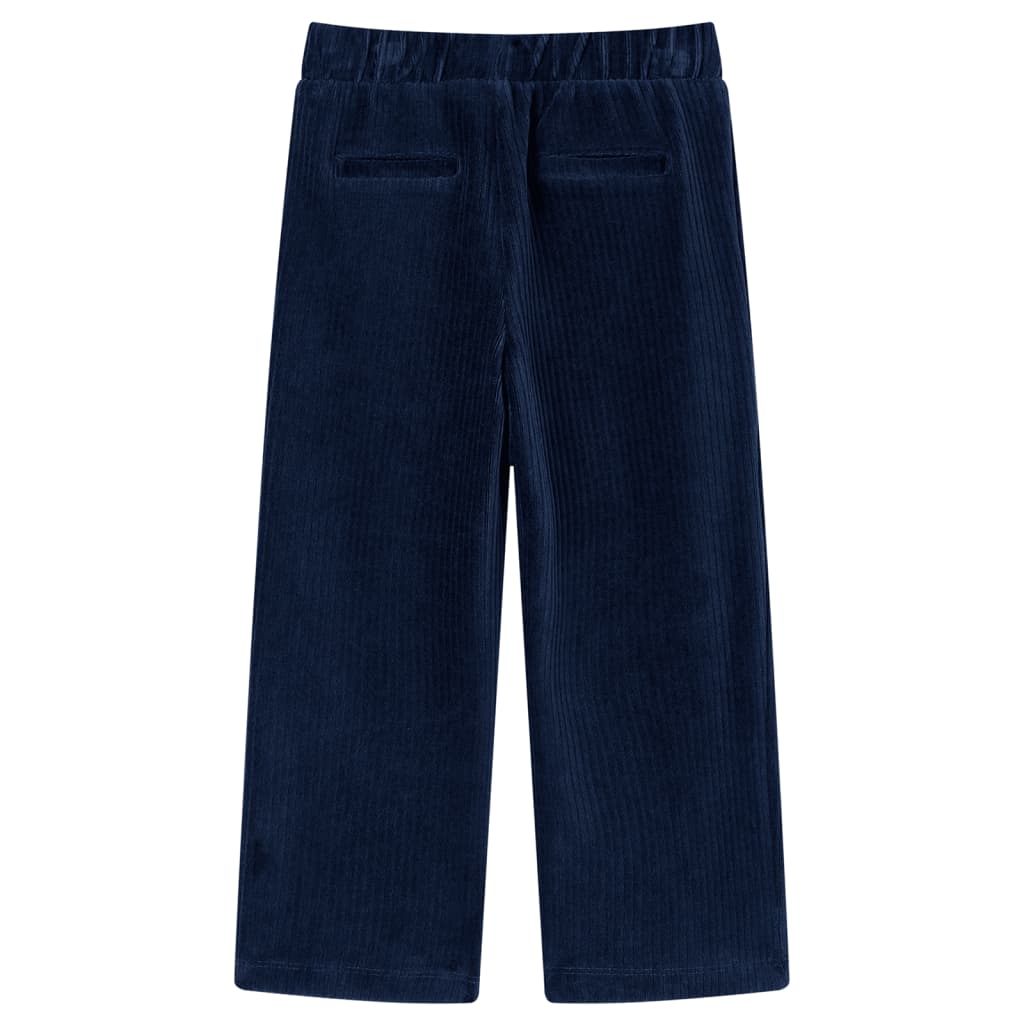 Kids' Corduroy Trousers Navy 104