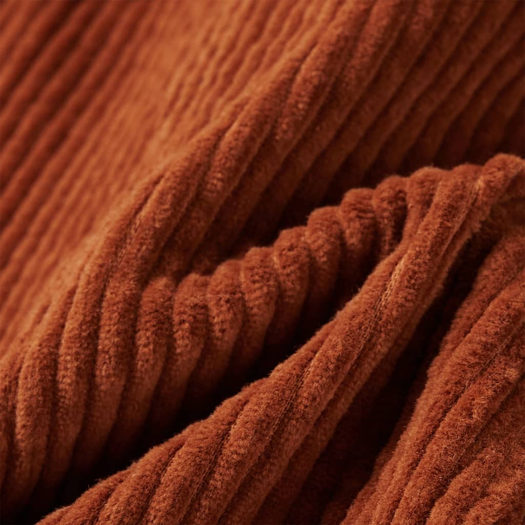 Veste enfant en velours côtelé couleur cognac 140