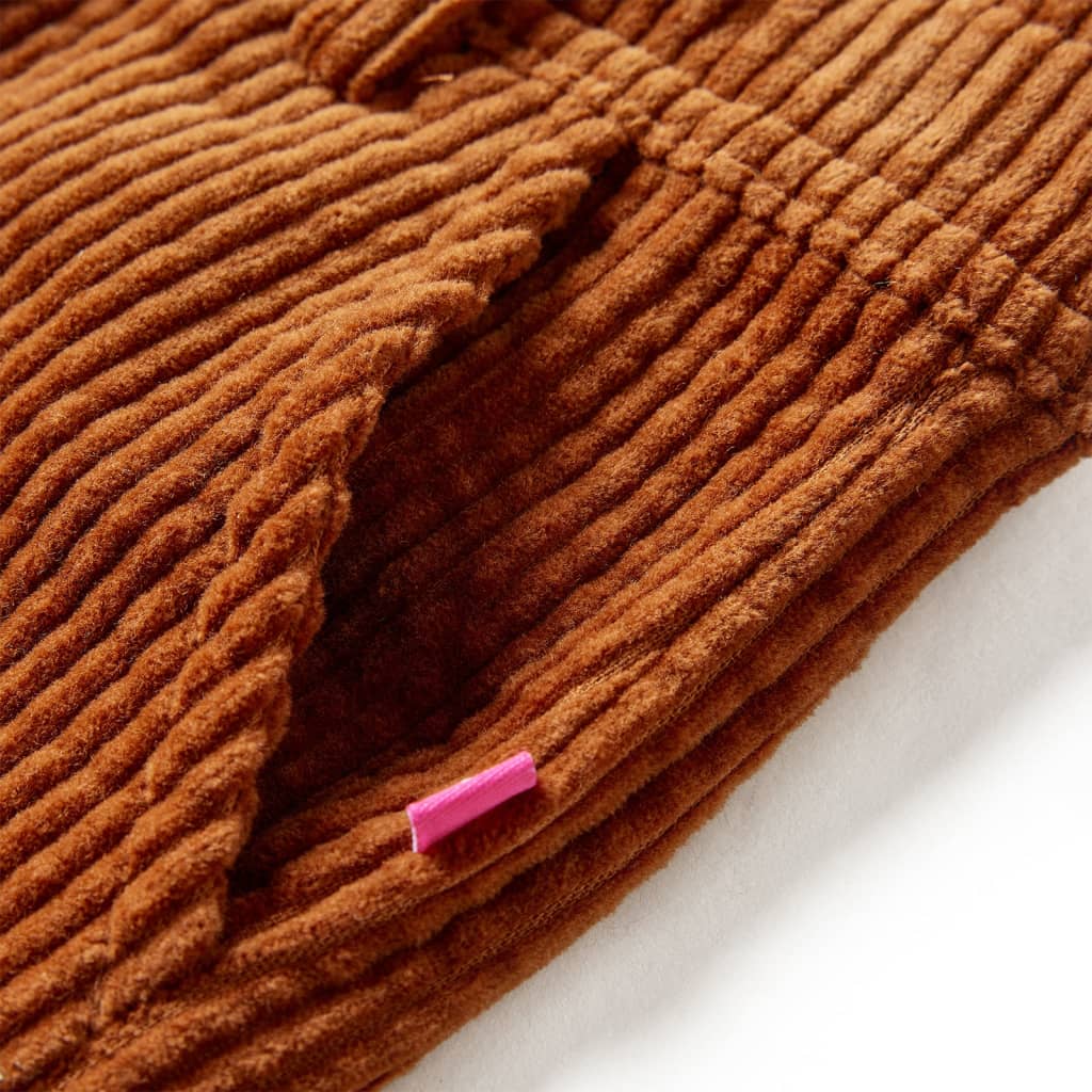 Kids' Corduroy Trousers Cognac 116