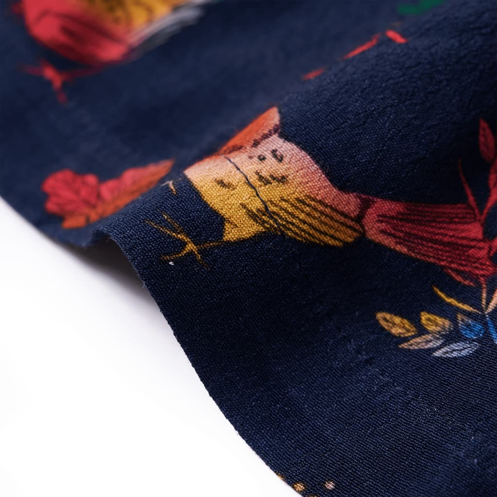 Kids' Long-Sleeve Dress Navy 104
