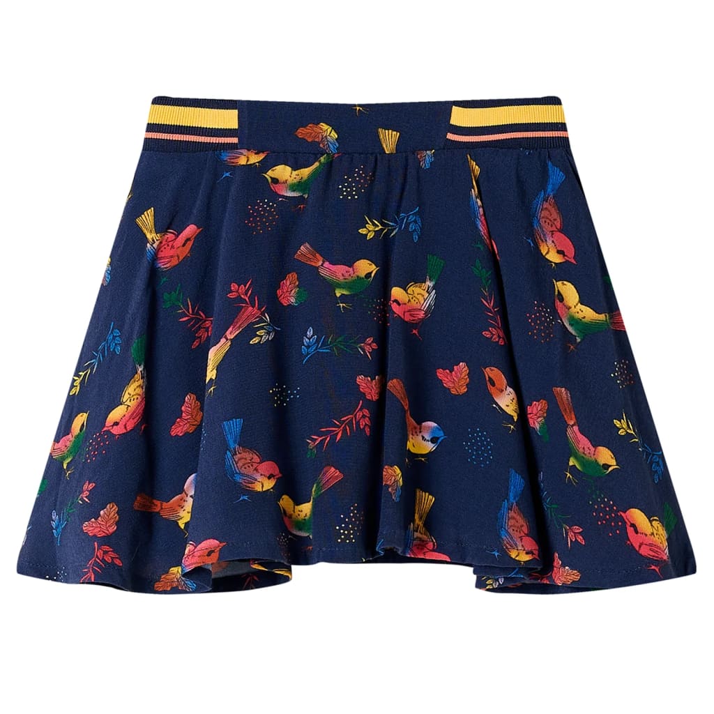 Girls' Skirt Navy Blue 128