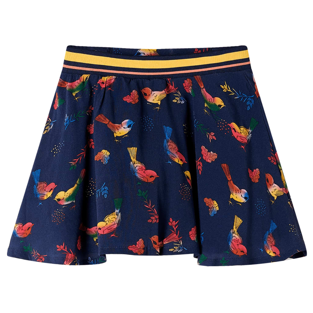 Girls' Skirt Navy Blue 128